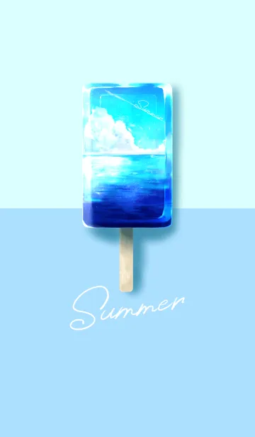 [LINE着せ替え] SUMMER DAY ICE #coolの画像1