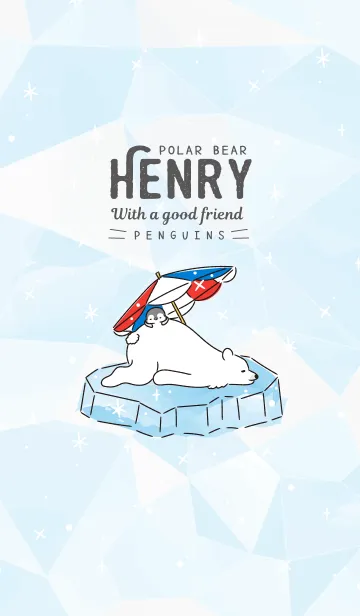 [LINE着せ替え] しろくまヘンリー #coolの画像1