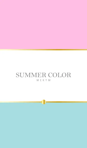 [LINE着せ替え] SUMMER COLOR PINK 10 #popの画像1