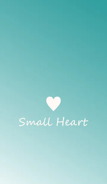 [LINE着せ替え] Small Heart *Blue Gradation 2*の画像1