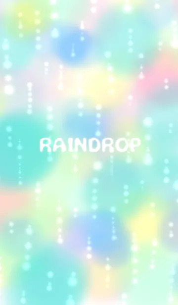 [LINE着せ替え] Raindrop #popの画像1