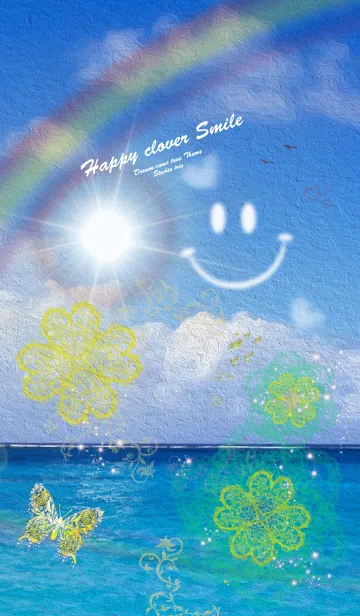 [LINE着せ替え] 運気上昇の着替 Happy Clover Smile #freshの画像1
