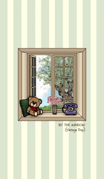 [LINE着せ替え] BY THE WINDOW (Vintage Day)の画像1