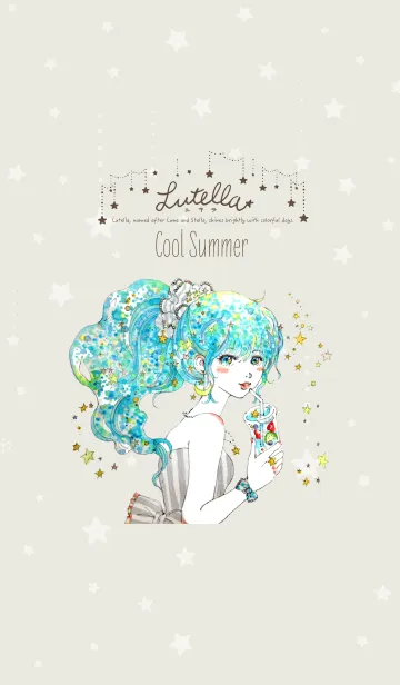 [LINE着せ替え] Lutella #cool Summerの画像1