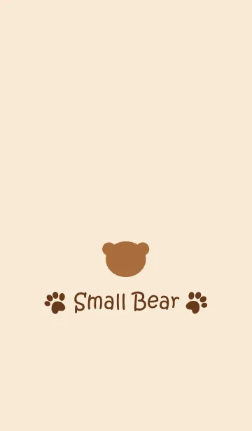 [LINE着せ替え] Small Bear *NaturalBeige 2*の画像1