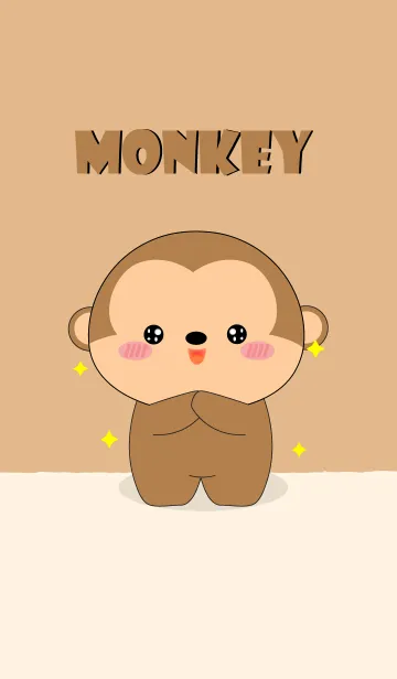 I Love Cute Cute Monkey Theme (jp)の着せ替えメイン画像
