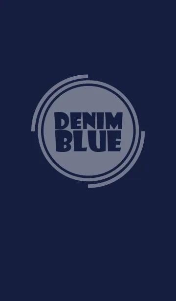 [LINE着せ替え] Simple denim blue Theme v.4 (jp)の画像1