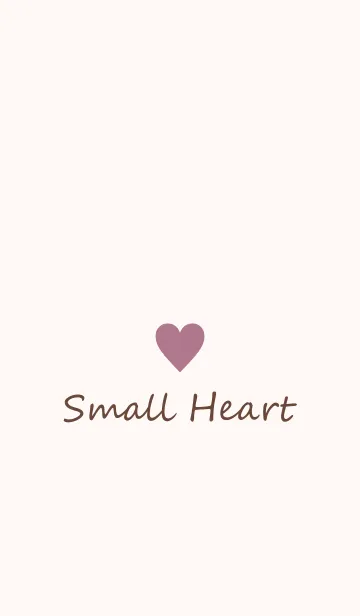 [LINE着せ替え] Small Heart *Smoky Lilac 3*の画像1