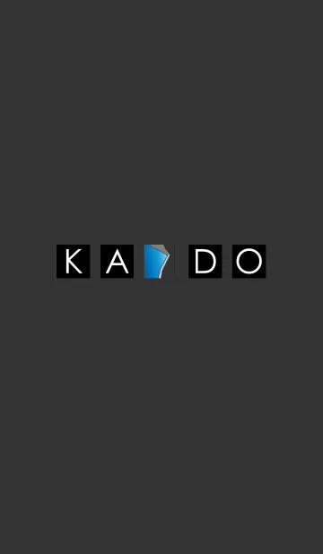 [LINE着せ替え] KADO - blackの画像1