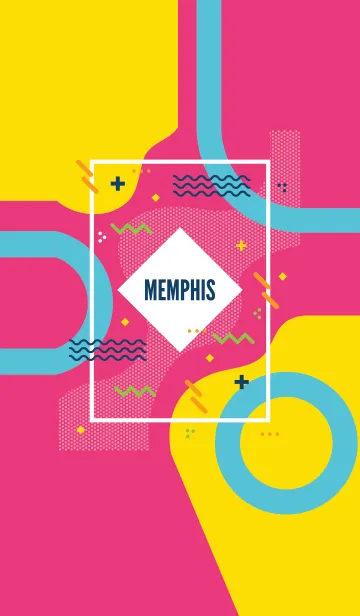 [LINE着せ替え] Memphis Flat (Pink)の画像1