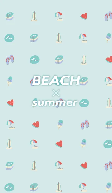 [LINE着せ替え] BEACH summer #popの画像1