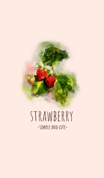 [LINE着せ替え] Water Strawberryの画像1