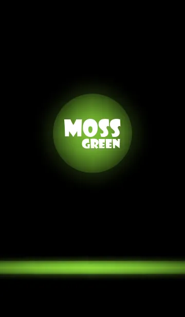 [LINE着せ替え] moss green in black theme vr.2 (jp)の画像1