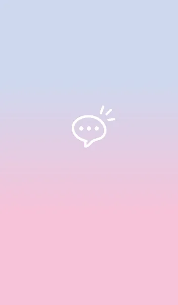 [LINE着せ替え] シンプルグラデーション：紫ピンク#popの画像1
