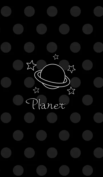 [LINE着せ替え] Planet -Polka dot-の画像1