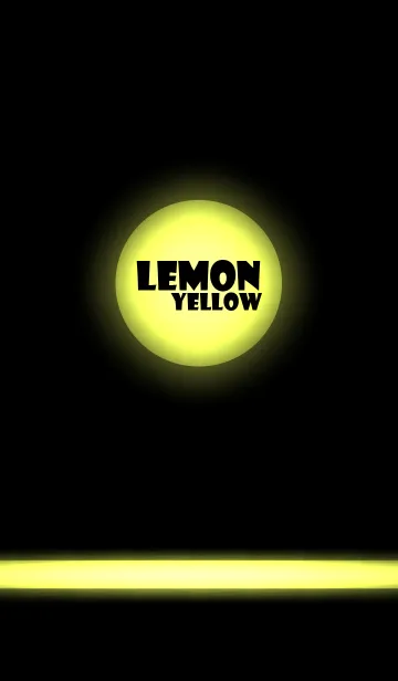 [LINE着せ替え] lemon yellow in black theme vr.2 (jp)の画像1