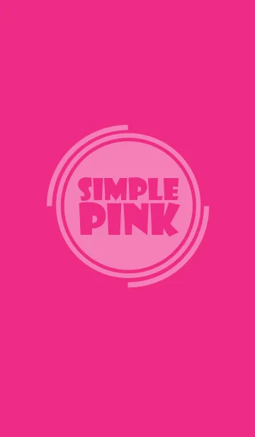 [LINE着せ替え] Simple pink Theme v.4 (jp)の画像1