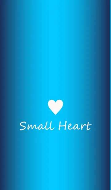 [LINE着せ替え] Small Heart *GlossyBlue 6*の画像1