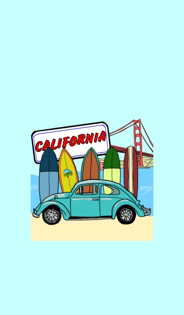[LINE着せ替え] カリフォルニア気分をあなたに！第3弾！の画像1