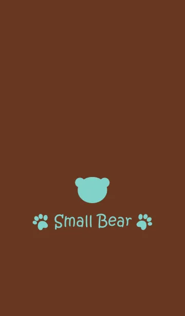 [LINE着せ替え] Small Bear *CHOCOMINT*の画像1