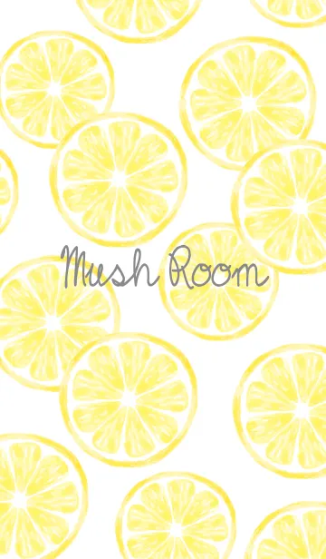 [LINE着せ替え] 水彩レモン mush #freshの画像1
