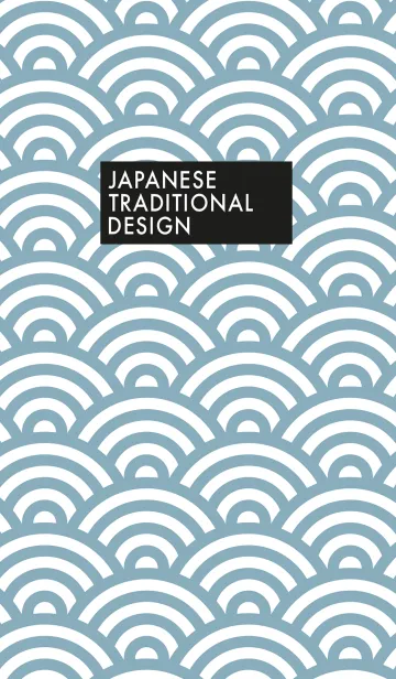 [LINE着せ替え] JAPANESE TRADITIONAL DESIGN SEIGAIHA.LBの画像1