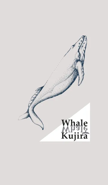 [LINE着せ替え] Majestic Whale _ Pearl greyの画像1