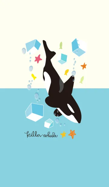 [LINE着せ替え] シャチの着せかえ Killer Whale #coolの画像1