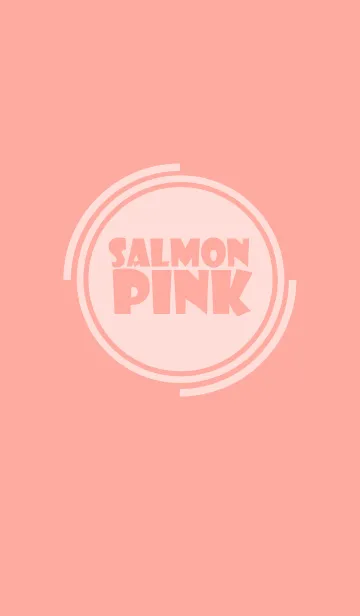 [LINE着せ替え] Simple salmon pink Theme v.4 (jp)の画像1