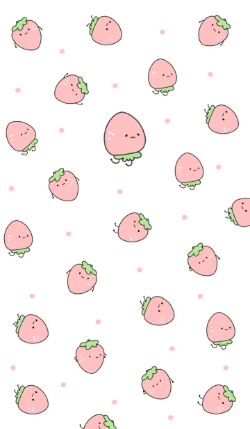 [LINE着せ替え] I like strawberriesの画像1