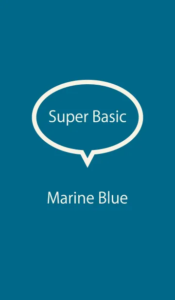 [LINE着せ替え] Super Basic Marine Blue #coolの画像1