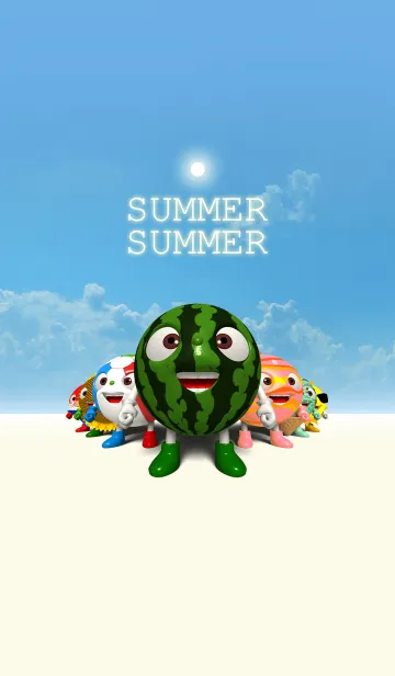 [LINE着せ替え] 夏！ 夏！#freshの画像1