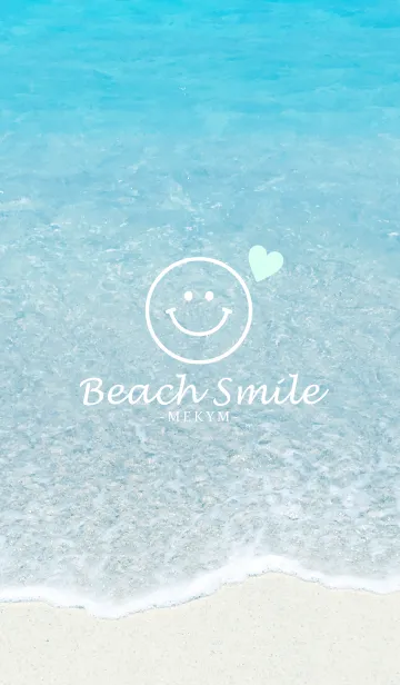 [LINE着せ替え] Blue Beach Smile 4 #coolの画像1