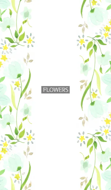 [LINE着せ替え] water color flowers_938の画像1