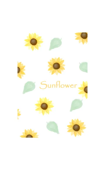 [LINE着せ替え] It's summer！！ Sunflower #popの画像1