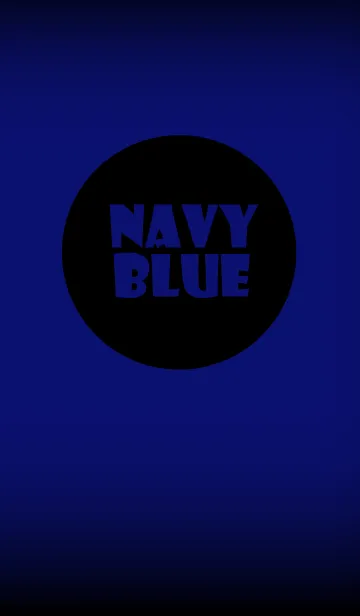 [LINE着せ替え] navy blue in black theme v.2 (jp)の画像1