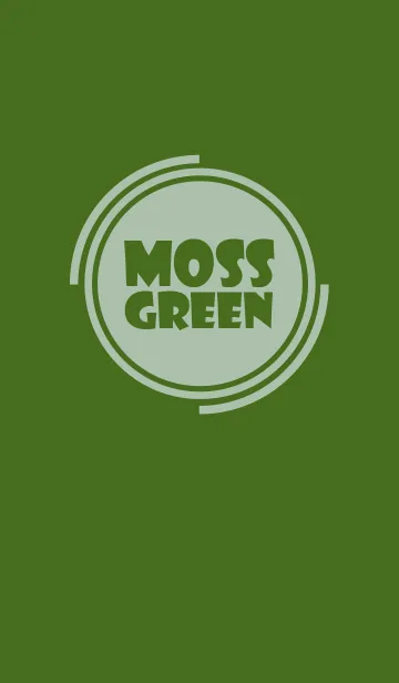 [LINE着せ替え] Simple moss green Theme v.4 (jp)の画像1