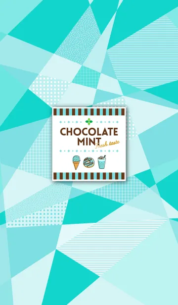 [LINE着せ替え] SWEETS CHOCOLATE MINTの画像1