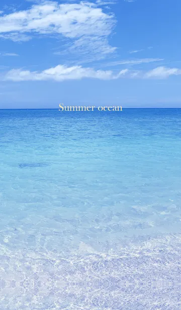 [LINE着せ替え] Summer ocean 6. #coolの画像1