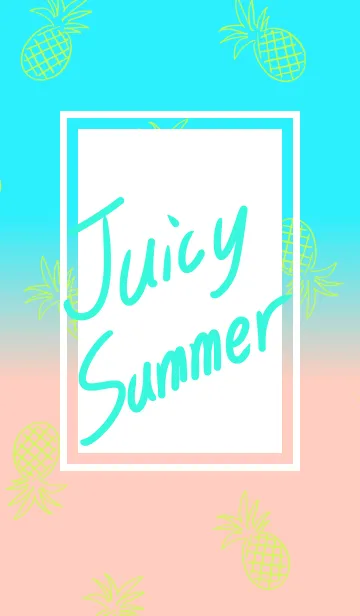 [LINE着せ替え] ジューシィ パイナップル #freshの画像1
