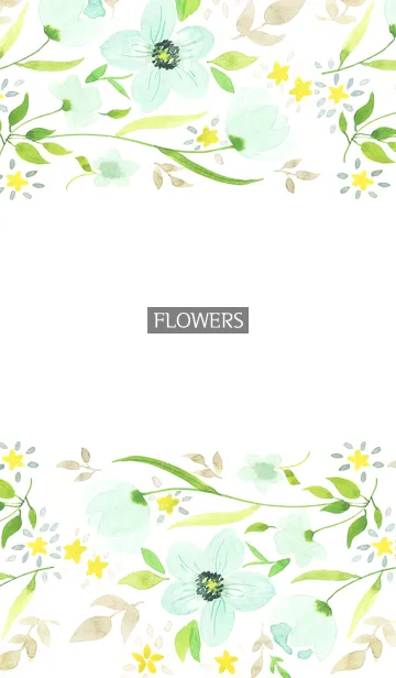 [LINE着せ替え] water color flowers_937の画像1