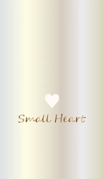 [LINE着せ替え] Small Heart *WHITEGOLD 7*の画像1
