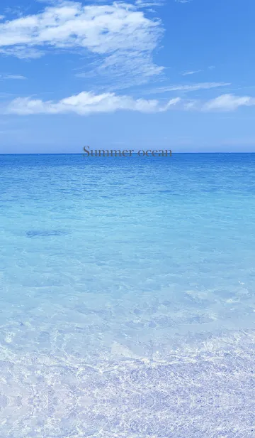 [LINE着せ替え] Summer ocean 7. #coolの画像1