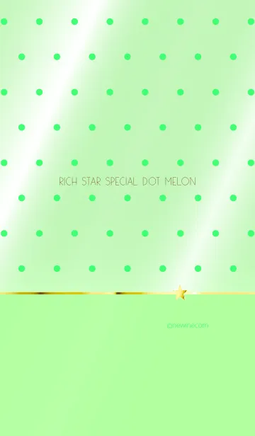 [LINE着せ替え] RICH STAR SPECIAL DOT MELONの画像1