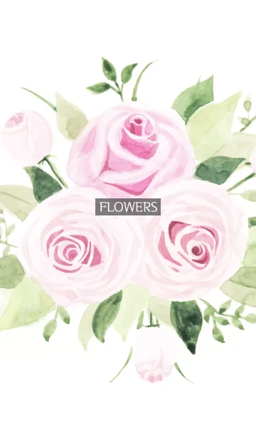 [LINE着せ替え] water color flowers_941の画像1