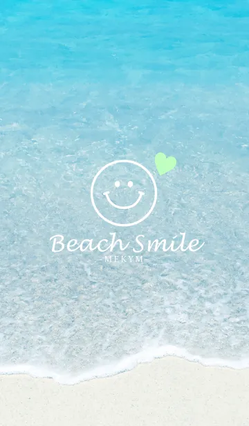 [LINE着せ替え] Blue Beach Smile 5 #coolの画像1