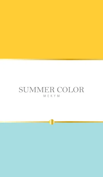[LINE着せ替え] SUMMER COLOR -YELLOW- #popの画像1