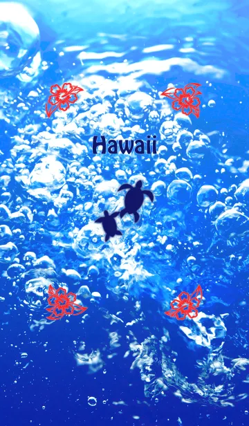 [LINE着せ替え] Hawaii -Sea＆Honu-の画像1