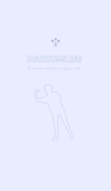 [LINE着せ替え] ダーツ！！！LIFE Ver.Blueの画像1