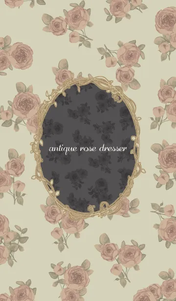 [LINE着せ替え] Antique rose dresser #coolの画像1